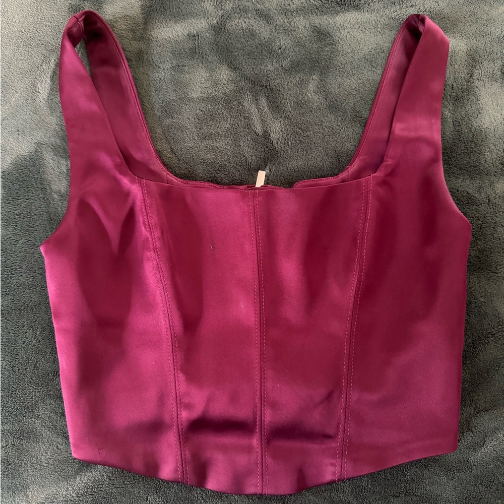Aritzia squareneck bustier tank